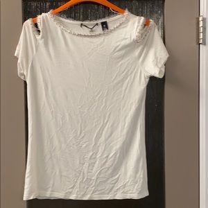 BKE boutique Cold Shoulder Top